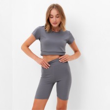 Women's costume minku (top, bicycles), graphite color, river 46