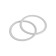 OMEC gasket, 1 "x 2.2 mm, for a radiator, silicone, set of 100 pcs