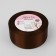 Satin tape, 40 mm × 23 ± 1 m, color Gorky chocolate No. M496