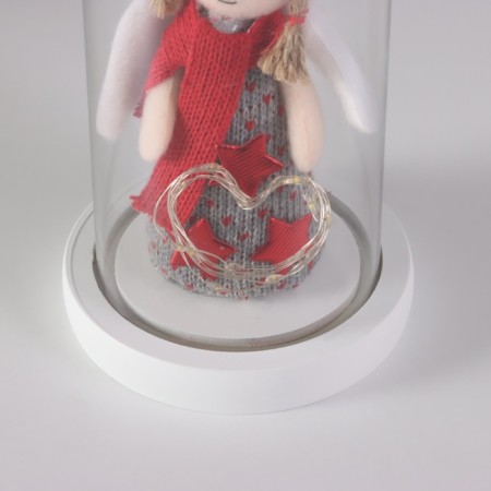 Nightlight “Angel” LED 3HAAA Red 11x11x22.5cm-4