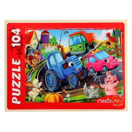 Puzzles "Funny Tractor No. 8", 104 elements-3