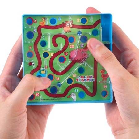 Board game Labyrinth "Blue Tractor. Cool arrival ", Mix colors-8