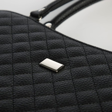 Female bag Textura, tout, average size, black color-6