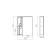 Bathroom Cabinet Mirror Iceberg Lilia 55, Left