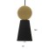 Lamp Bayerlux 2284/1 LED black and gold 10x10x24-124 cm