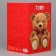 Volume postcard "Bear", 12 x 18 cm