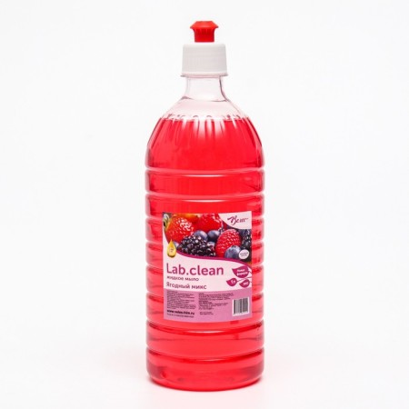 Liquid soap red "berry mix", dispenser cover, 0.5 liters