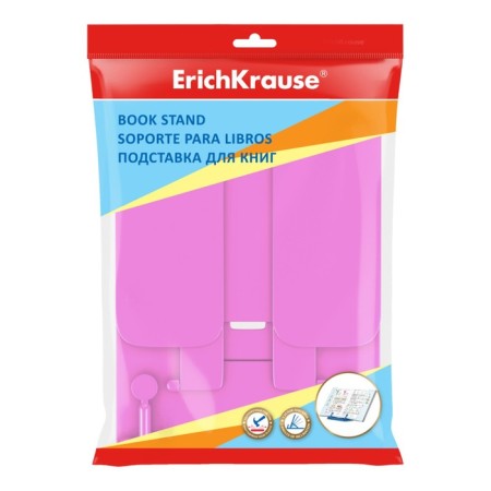 Book stand plastic Erichkrause Caribbean Sunset, Plastic, Magentine-1