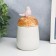 Coramics Coramics "White Sparrow on Barrow" High 14.4x7.2x7.2 cm