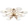 Ceiling chandelier Muschel 12XE14 40W, size 102x102x36.5 cm, bronze color