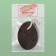 Natural pedicure pumice, with a suspension, 9.5 × 7 cm, in a box, brown color