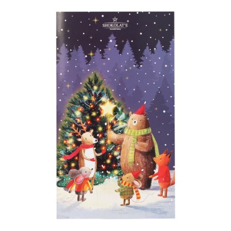 Dairy chocolate "Happy New Year!", Tiles, 100 g