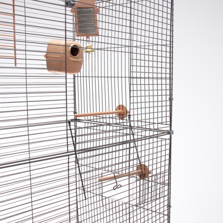 Birds Cage "Pigzon" No. 104-B, collapsible, 2 sections, 58 x 40 x 88 cm, beige-18