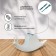 A spiral stand from mosquitoes, for incense, metal, white, "snail"