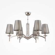 Люстра Maytoni MOD076PL-06N, 6хE14, 40Вт, 88,5х88,5х62 см, цвет никель
