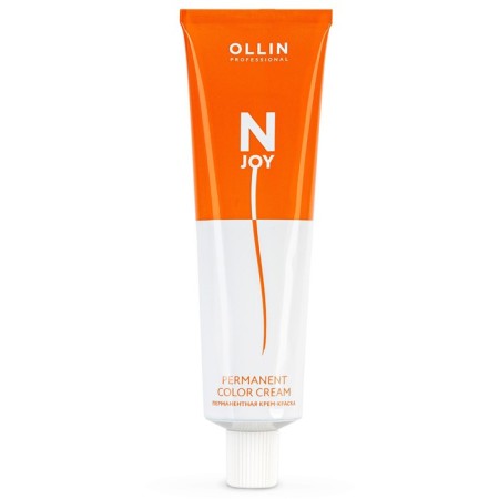Cream-coloring hair permanent OLLIN Professional N-Joy, tone 4/71, brown-carrier-pepper, 100 ml-5