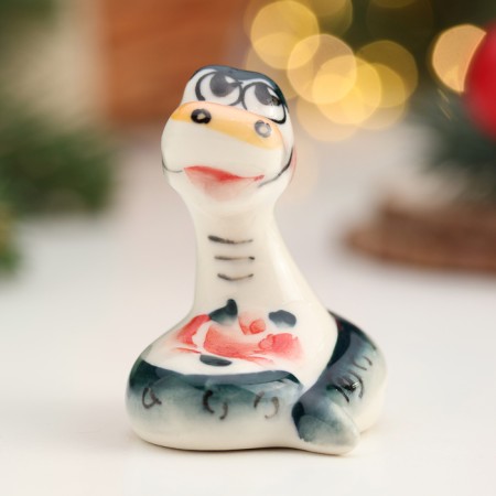 Souvenir "Snake Vasya", Gzhel, Color, 5.5 cm-1