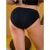 Female bathing suit, size 52, black color, orange, white