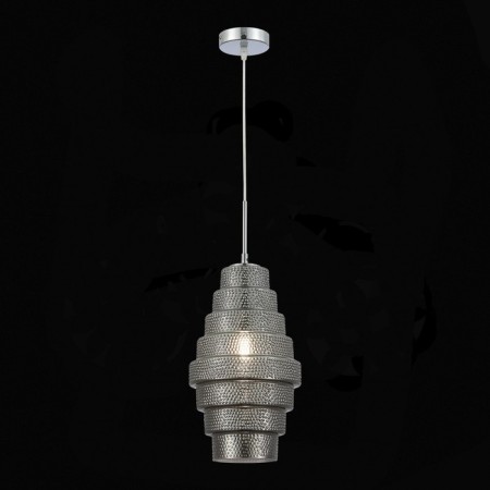 STL LUCE Sus. SL1001.103.01. Rexite. 1x40 W, E27, 21x21x36 cm, chromium color-2