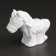Figure for coloring "Horse with a bow" 8x10x6cm