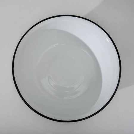 Bowl, 2 l, induction, neckline, white color-2