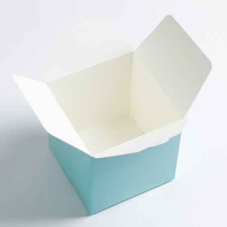 Blue folding box, 10 x 10 x 10 cm,-2