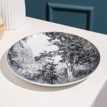 Pisage plate, d = 21 cm, porcelain