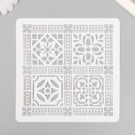 Tile stencil 15x15 cm
