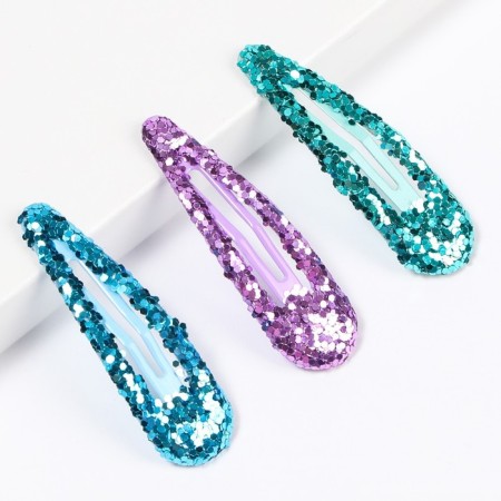 Hair hair clip, 10 pieces, cold heart-2
