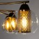 Ceiling chandelier Arte Lamp Manchester A7045PL-8BK, E14, 8x40 W, 75x75x26 cm, black, copper