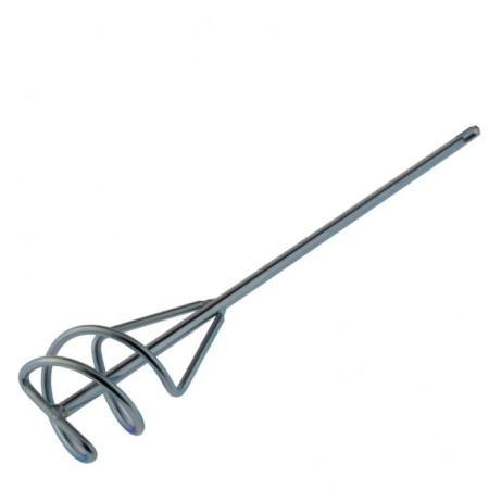 Mixer for sand-gravel mixtures Denzel 848267, galvanized, SDS+, 80x450 mm-1