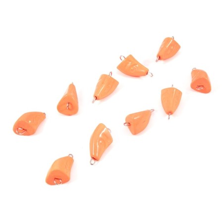 Cargo of a bullet-exentric stained collapsible Yaman 10 pcs., 16 g, orange-3