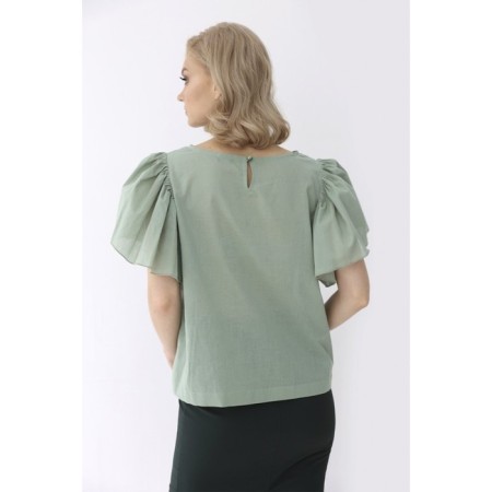 Female blouse with a sleeve-butch, size 46-3