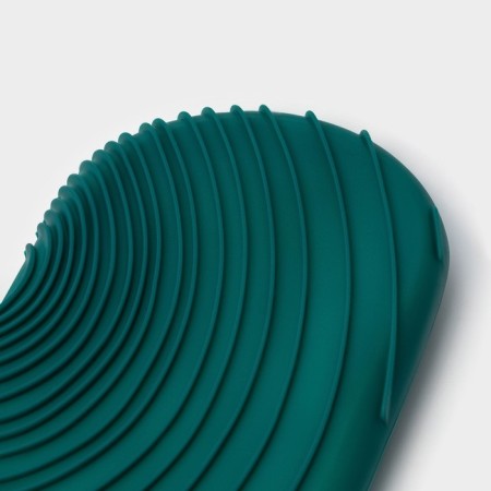 Mitten for hot with the cuff "Profi" silicone, 34 × 17.5 × 2cm, green color-4