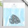 Busina for creativity Metal "Bulge with flowers" silver G148B443 0.8x2 cm