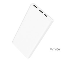 External battery Hoco J55, 10,000 mAh, 2 USB, 2 A, display, white