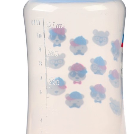 Finding bottle, 320 ml., Wide throat, blue color-4