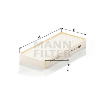 Salon filter Mann-Filter CU22009-2-1