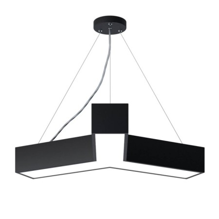 LED LED GEOMETRIA IGREK 28W 4000k 1750LM IP40 60x60x8 black-1