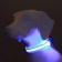 Collar with backlight double strip size m, osh 40-48 x 2.5 cm, 3 glow glow modes 977224
