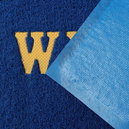 Rug -shaped shade of Welcome, with a trigger 38 × 58 cm, the color is blue-5
