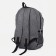 Male backpack on a zipper, 3 outer pockets, gray color