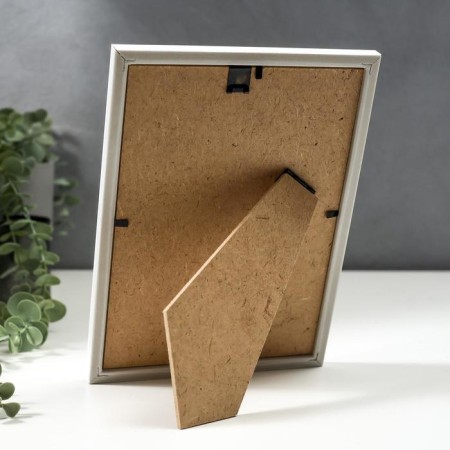 Photo frame Plastic Gallery 15x21 cm, 636461 white with gold (plastic screen)-4