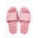 Slippers with a massage effect, open nose, size 42-43, pink color
