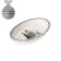 The baking dish of the Housing "Hugge", 28 × 17 × 4.9 cm, white color