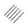 Lom metal drill, HSS, cylindrical shank, 8 x 115 mm, 5 pcs.