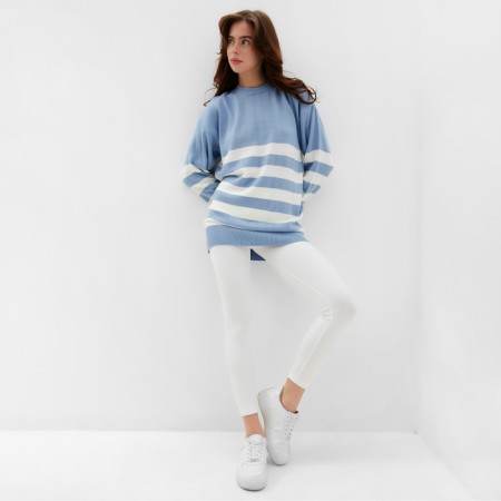 Jumper Female Minaku: Casual Collection Ecrury/Blue, size 46-1