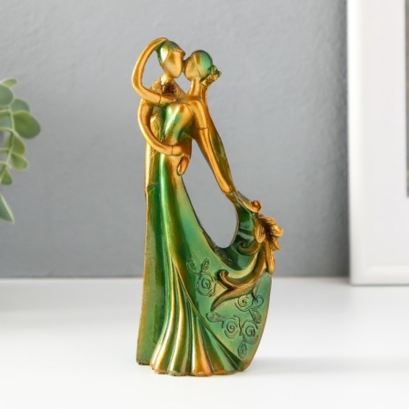 Souvenir Polystone "Newlyweds. Kiss in the dance" 16.5 cm