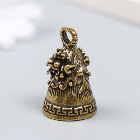 Bool of Brass "Leo Head" 3.4x2.2x2.2 cm-1