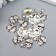 Decor Metal for creativity "Elephant on the Ball" silver 231 1.8x2 cm